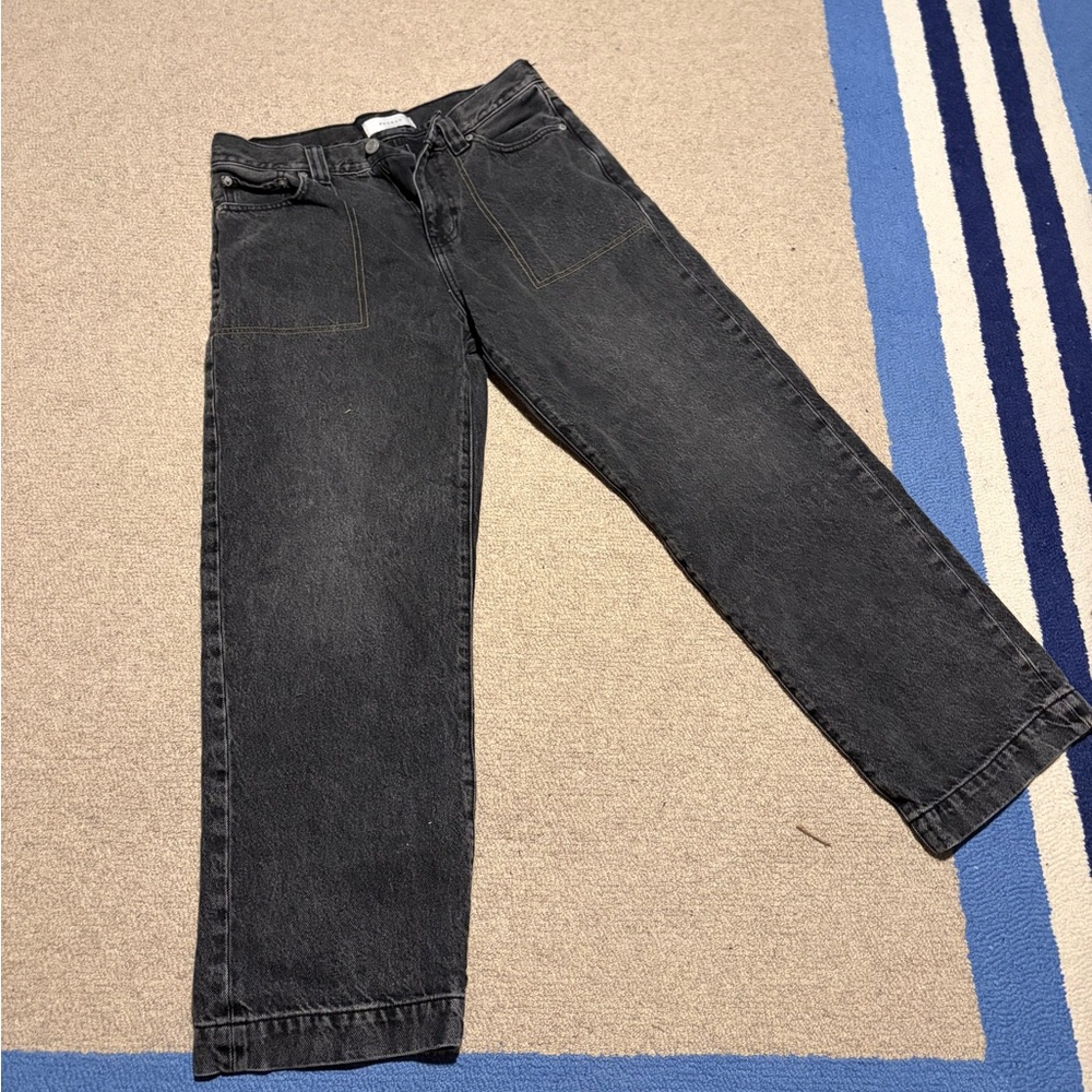 PacSun Men's Dark Gray Straight Jeans
